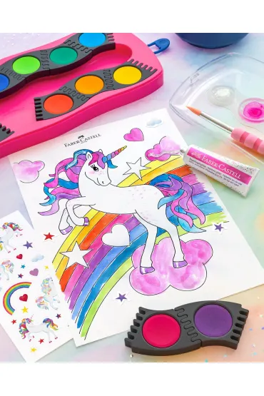 Faber-Castell Farby Connector Unicorn 12 kolor�w