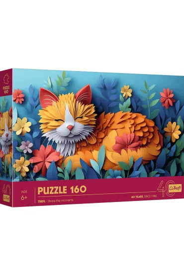 Puzzle 160 el. Paper Art: Kotek Trefl