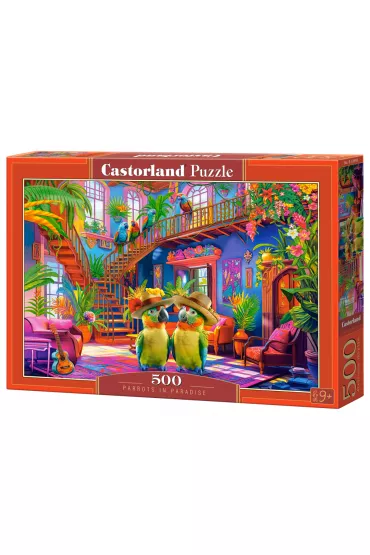 Puzzle 500 el. Parrots in Paradise Castorland