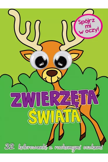 Kolorowanka z oczkami. Zwierz�ta �wiata