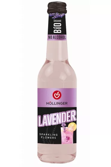 Hollinger Drink musujcy bezalkoholowy o smaku lawendy 330 ml Bio