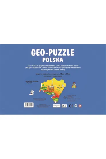 Geo puzzle Polska Abino
