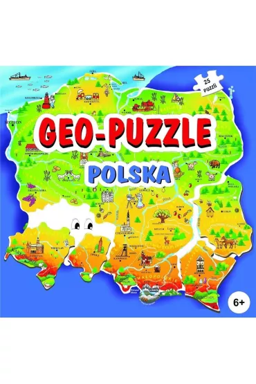 Geo puzzle Polska Abino