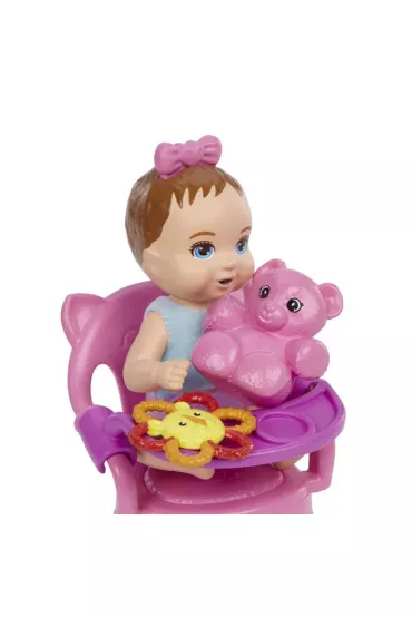 Barbie Lalka dziecko + akcesoria HJY29 Mattel