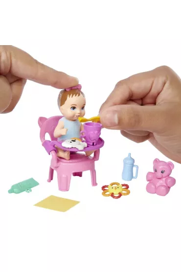 Barbie Lalka dziecko + akcesoria HJY29 Mattel