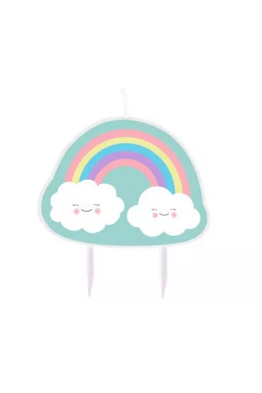 Amscan �wieczka urodzinowa Rainbow&Cloud