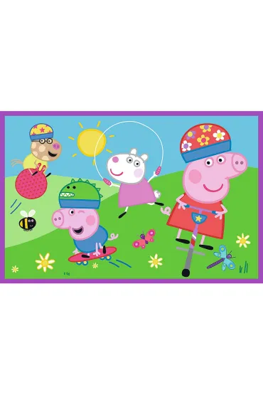 Puzzle 2x24 el. Peppa na placu zabaw Trefl