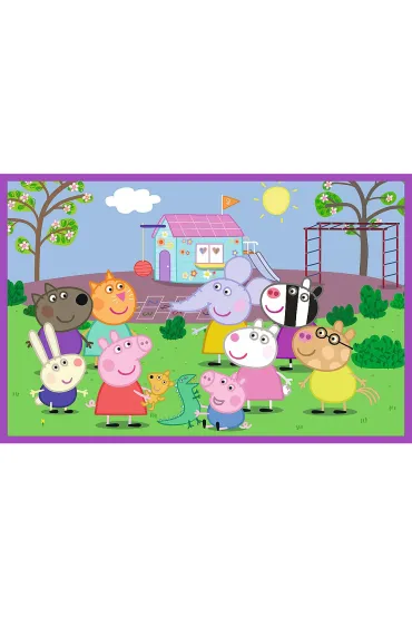 Puzzle 2x24 el. Peppa na placu zabaw Trefl