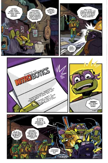 Opowie�ci Wojowniczych ��wi Ninja. Tom 1 - Joyce Louie  Rysunki, Mikey  Levitt Scenariusz