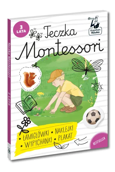 Teczka Montessori. 3 lata. Kapitan Nauka. SuperQuiz - Zuzanna  Osuchowska