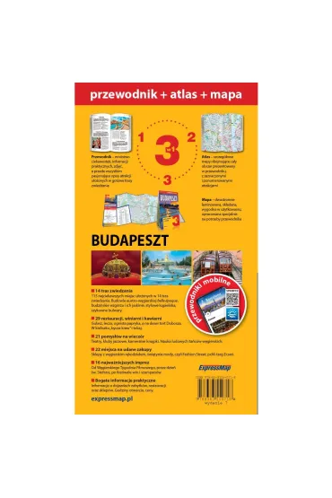 Budapeszt zestaw przewodnikowy 3w1 2024 - Monika Chojnacka