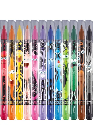 Maped Flamastry Colorpeps Monster 12 szt.