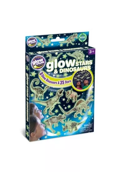 Brainstorm Toys �wiec�ce gwiazdy i dinozaury