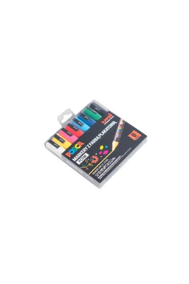 Uni Mitsubishi Pencil Markery PC5-M Posca Uni 8 szt.