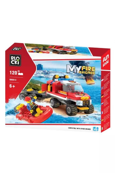 Klocki Blocki MyFireBrigade Stra� Wodna 120 elem