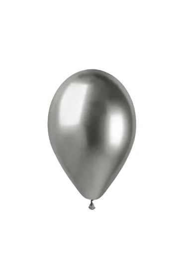 Godan Balony shiny srebrne 33cm