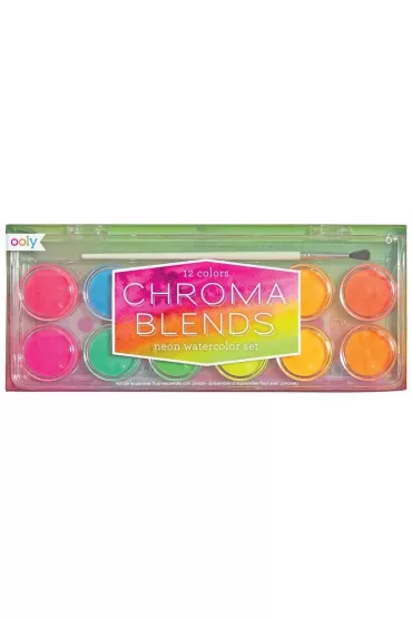 Kolorowe Baloniki Farby akwarelowe Chroma Blends neonowe