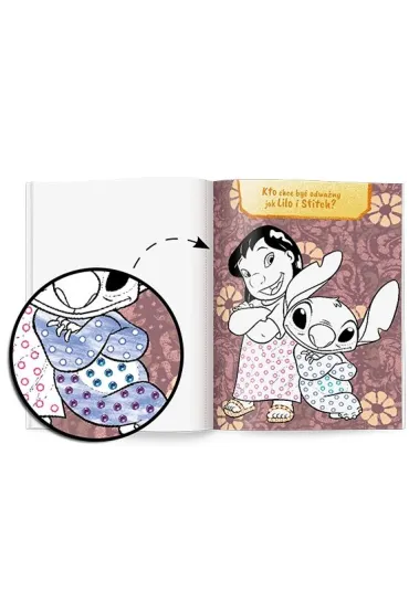 Disney Stitch. Malowanka z diamencikami
