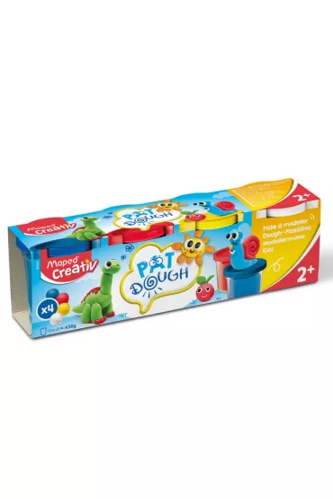 Masa plastyczna 4 kolory Maped