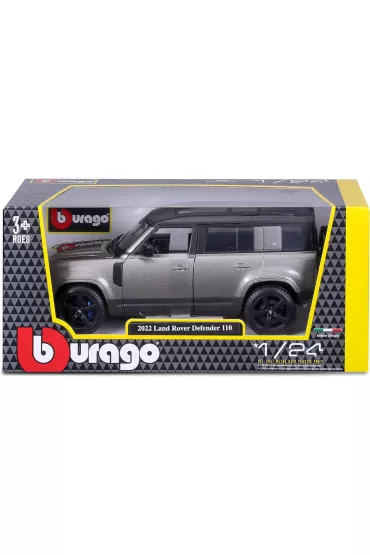 Land Rover Defender 2022 silver 1:24 BBURAGO