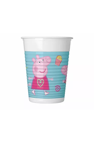 Kubeczki plastikowe �winka Peppa 200ml 8 szt.