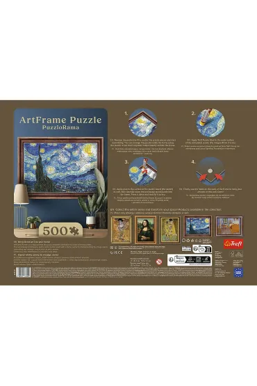 Puzzle Puzzlorama 500 el. Gwie�dzista Noc, van Gogh Trefl