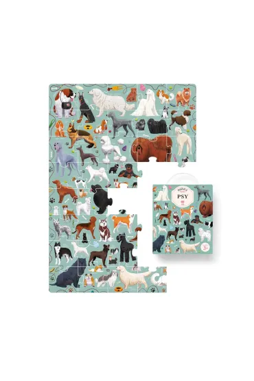 Puzzle Puzzlove CzuCzu 40 el. Psy Bright Junior Media