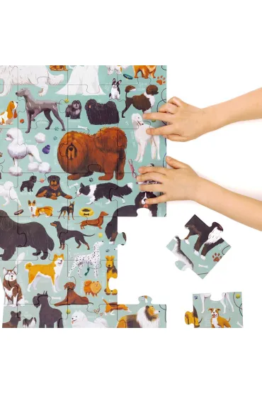 Puzzle Puzzlove CzuCzu 40 el. Psy Bright Junior Media