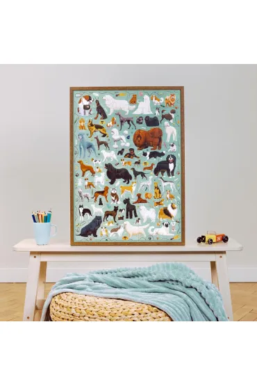 Puzzle Puzzlove CzuCzu 40 el. Psy Bright Junior Media