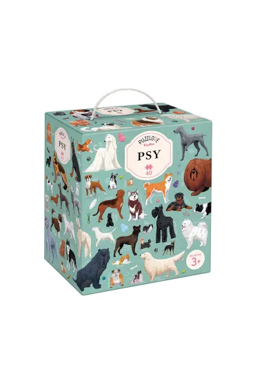Puzzle Puzzlove CzuCzu 40 el. Psy Bright Junior Media