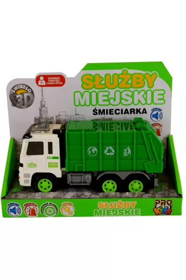 Pojazd Miejskie s�u�by �mieciarka Pro Kids