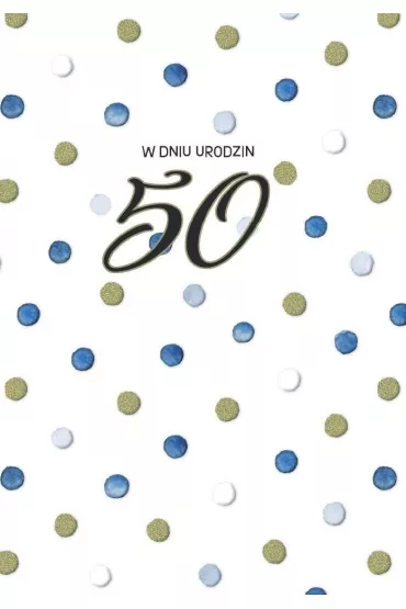 Trend Kartka okoliczno�ciowa Urodziny 50