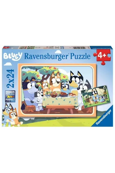 Puzzle 2x24 Bluey Ravensburger
