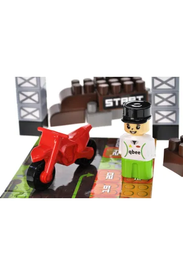 Klocki konstrukcyjne Blocks&Steps Tor motocyklowy