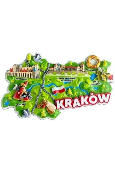 Pan Dragon Magnes I love Poland Krak�w ILP-MAG-C-KRA-65