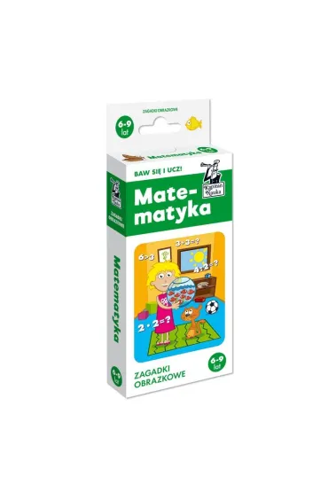 Kapitan Nauka. Matematyka. Zagadki obrazkowe 6-9 lat - Krzysztof Minge, Natalia Minge