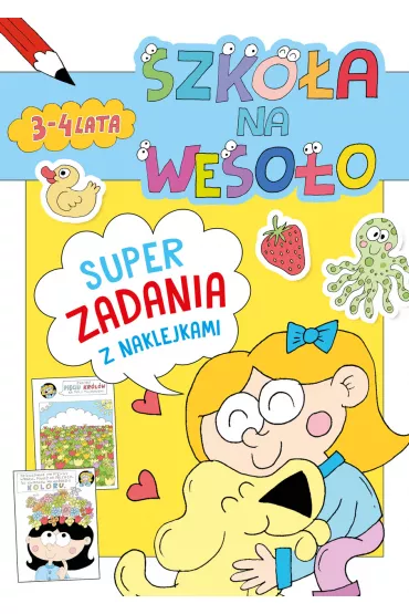 Szko�a na weso�o. Superzadania z naklejkami 3-4 lata