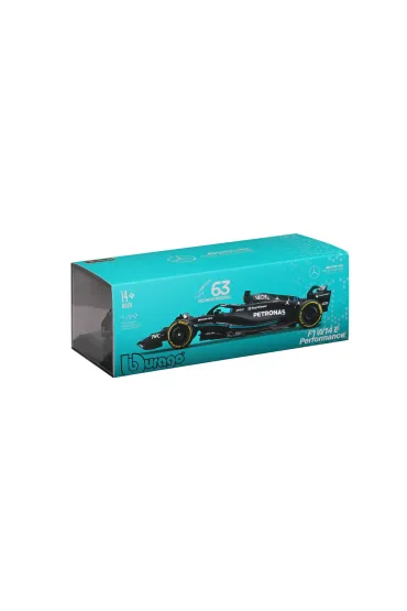 Bburago formula f1 mercedes amg petronas team w14 e george russell 1:24