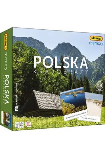 Gra Memory Polska Krajobrazy ADAMIGO 7899
