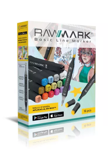 Rawmark Markery Basic Line 16 szt.