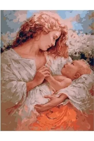 Twoje Hobby Malowanie po numerach - Mama i dziecko 40x50cm