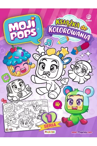 MojiPops. Ksi��ka do kolorowania. Seria 1