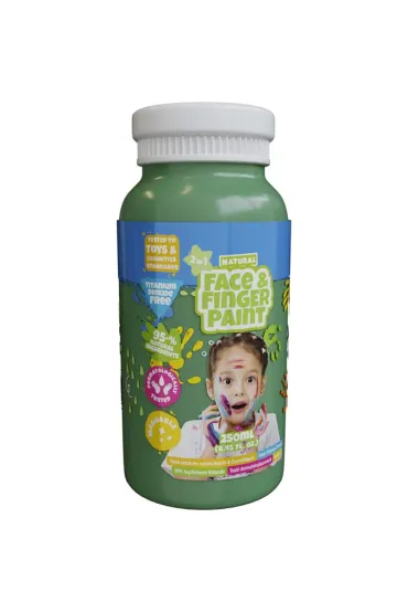 Boti Farba dla malowania palcami zielona 250ml 250 ml