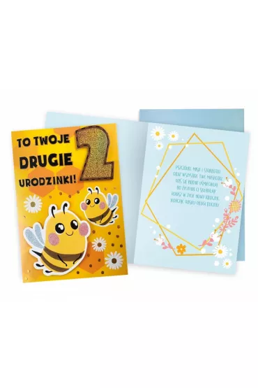 Kukartka Karnet Urodziny 2 Pszcz�ki