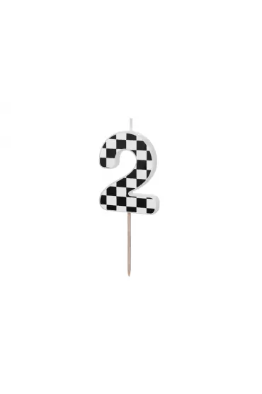 PartyDeco �wieczka urodzinowa 2 5.5cm