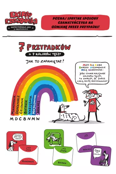 Ekipa rzeczownika. Nieprzypadkowa gra o przypadkach - Justyna Kesler