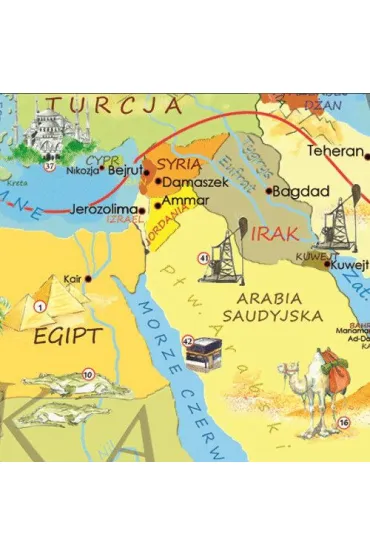 Puzzle 200 el. Mapa �wiata M�odego Odkrywcy ArtGlob
