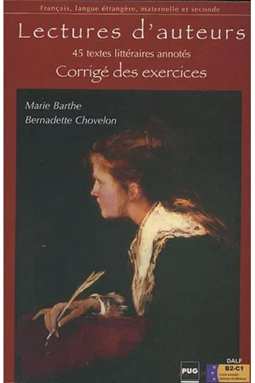 Lectures d'auteurs corrige - Marie  Barthe
