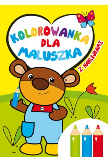 Kolorowanka dla maluszka z naklejkami - Ilona Brydak