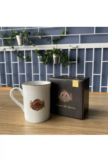 Basilur Kubek porcelany z logo 250 ml GRATIS